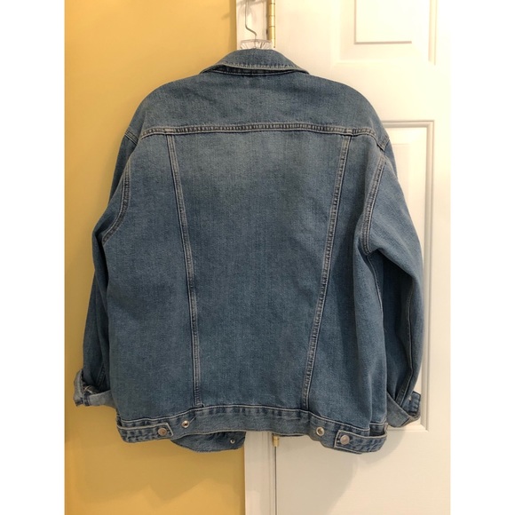 Topshop Oversized Denim Jacket - Picture 4 of 5
